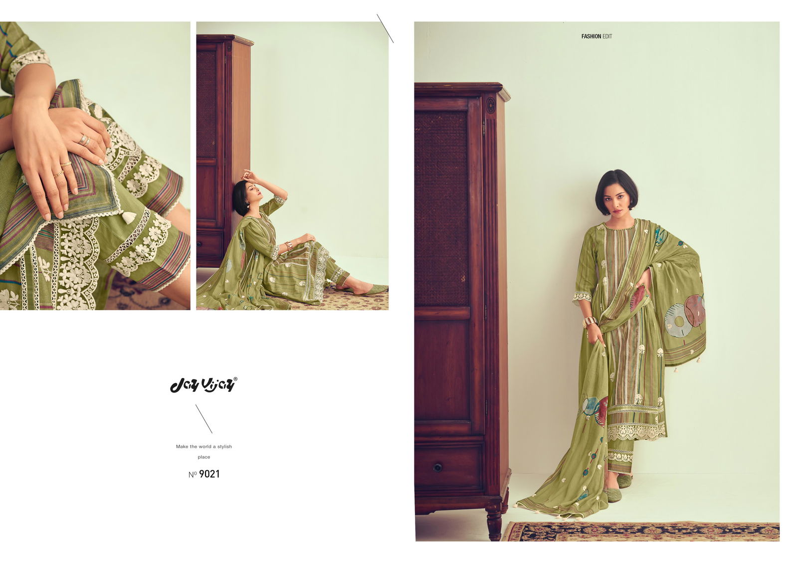 Ladli By Jay Vijay Linen Printed Salwar Kameez Wholesale Clothing Suppliers In India 